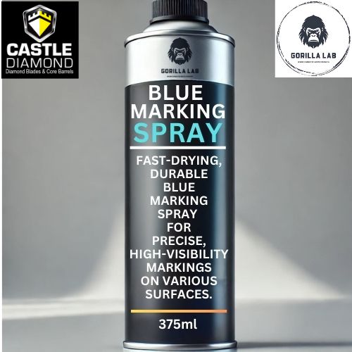 Blue marking spray